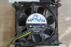 Intel C33218-003 COPPER CORE Heatsink, Fan and Bracket 3 Pin - Picture 1 of 7