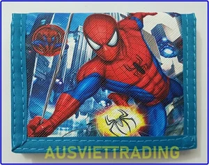 new Spiderman boys kids Wallet tri-fold coin purse - Picture 1 of 9