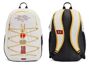 UA Backpack Kids Under Armour Hustle Sport White Waterproof School Pack NEW $45 - Picture 1 of 8