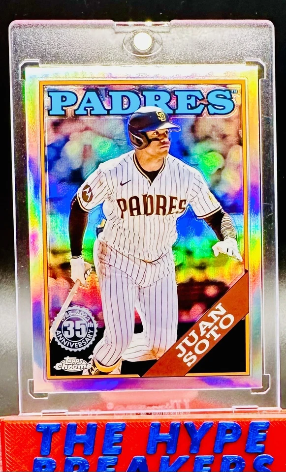 Juan Soto 1988 Refractor 2023 Topps Chrome Update 35th Anniversary New York Yank - Image 1 of 2