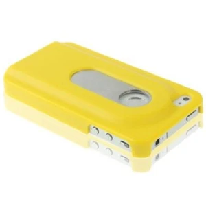 Etui ochronne Hard Case Otwieracz do butelek Etui na telefon komórkowy iPhone 4 i 4S Żółte - Zdjęcie 1 z 4