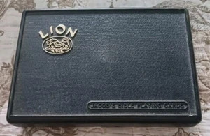 Carte da gioco vintage sigillate Lion Jacobs Bibbia in custodia di plastica made in Israel - Foto 1 di 7