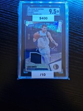 2021 Panini The National #17 Luka Doncic Material Escher Squares /10