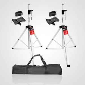 5 Core Speaker Stand Pair Adjustable Heavy Duty PA DJ Studio Monitor Stands - Picture 1 of 16