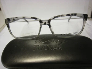 NEW London Fog  CASS  GREY 53- 15-135 mm  Eyeglass Frame & Generic Case - Picture 1 of 4