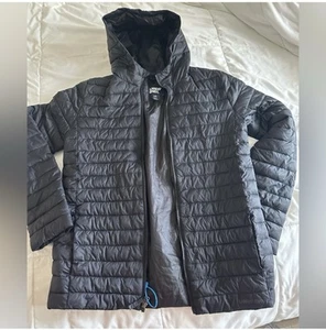 Lands End Puffer Jacket Boys Size 2XL Black Packable Down Quilted - Picture 1 of 5