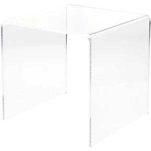 Plymor Klar Acryl Quadrat Display Erhöhung, 14" Höhe x 14" Breite x 14" Tiefe (3/8" Dicke) - Bild 1 von 1