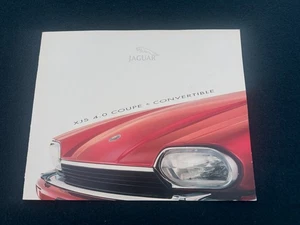 Jaguar XJS 4.0 Celebration Brochure 1996 - Final UK Issue + Coupe & Convertible - Picture 1 of 2