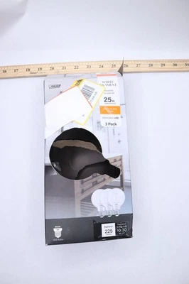 (3-Pk) Feit Electric LED Light Bulb Globe 25-Watt Equivalent G25 Dimmable   - Image 1 of 4