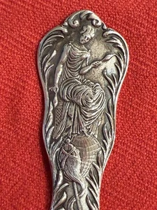 1893 Columbian Exposition Sterling Silver Spoon Woman's Building Orcutt (S527) - Picture 1 of 15
