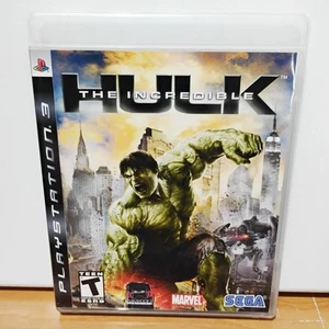 The Incredible Hulk Sony Playstation 3 PS3 Marvel Video Game Complete CIB Manual - Picture 1 of 4
