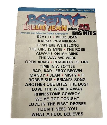 Gerry Cappuccio Warner Bros 80’s Beat It Billie Jean Plus 23 Trombone Baritone - Image 1 of 4