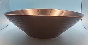 Grande ciotola servizio pasta Mikasa gres swirl nero 12" leggermente ovale - Foto 1 di 9