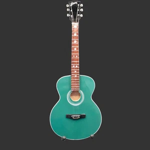 Miniature Guitar - Taylor Swift Reputation Green Gibson Acoustic Model inc Stand - Bild 1 von 6