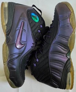 Nike Air Penny 1/2 Cent Eggplant Foamposite 344646-500 2010 Men Size 11 - Picture 1 of 11