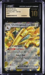 Gholdengo ex #139/182 CGC 10 2023 Pokemon Paradox Rift - Picture 1 of 2