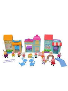 Peppa Pig Toys Little Vet Clinic, Ice Cream Shop & Hospital W/ Various Figures - Picture 1 of 15