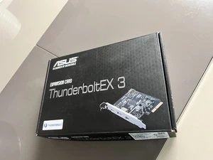 Asus ThunderboltEX 3 USB 3.1 Expansion Card with Cables and box ,Original - Picture 1 of 5