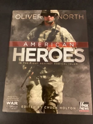 OLIVER NORTH SIGNED BOOK HARDCOVER AMERICAN HERO ASSAINS REPUBLICAN - Image 1 of 2