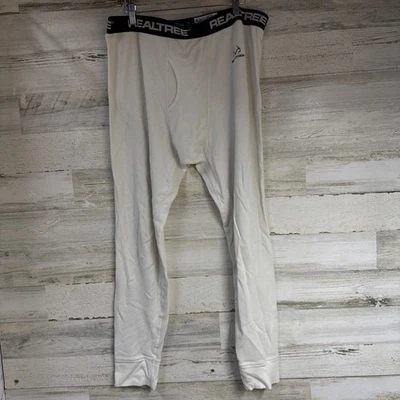Realtree Xtra Men's White Heavyweight Cotton Thermal Pants: X Large - Image 1 of 4