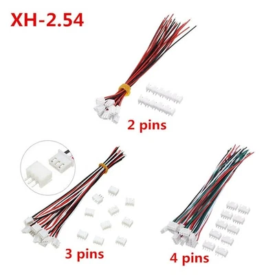 10Sets-JST XH2.54mm Câble Connecteur 2/3/4 Broche Mâle Femelle Prise FS - Imagen 1 de 4