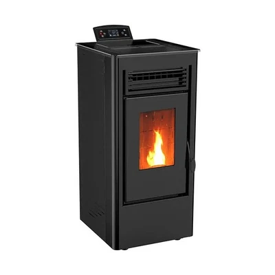 EIDER BIOMASA Pelletofen MIT WLAN 9 kW Pelletheizung Kapazität 18Kg Pelletofen Pelletkamin