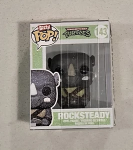 Funko Bitty Pop! Teenage Mutant Ninja Turtles TMNT Rocksteady #143 Vinyl Figure - Picture 1 of 2