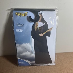 Spirit Nun Habit Costume Adult One Size Unisex Halloween Complete Costume - Picture 1 of 5