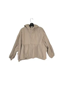 Nap Loungewear Tan Cropped Slouchy Jacket Women's Small - Picture 1 of 9