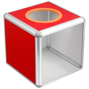 Box Porta Biglietti Lotteria con Contenitori Slot per Estrazioni a Premi Ufficio - Foto 1 di 11