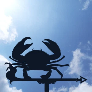 Crab Metal Weathervane, Weather Vane, home roof decor - Picture 1 of 19