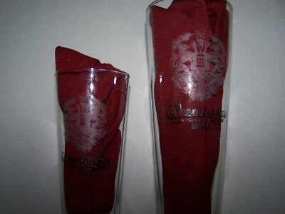 COPPIA DI N. 2    BICCHIERI BIRRA  G. MENABREA E FIGLI - Immagine 1 di 3