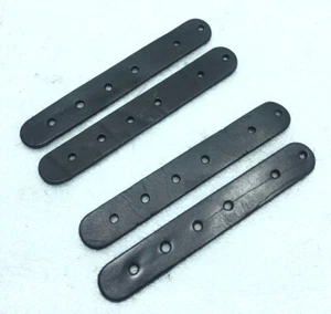 NOS GILROY INDIAN CHIEF ROADMASTER LEATHER REAPLACEMENT SADDLEBAG STRAPS 4pcs - Picture 1 of 6