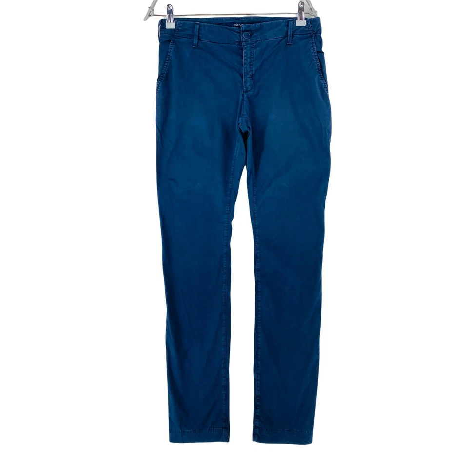 Pantalones chinos ajustados GANT para mujer azul oscuro talla EU 36 UK 10 US 6 W30 Foto 1 de 4