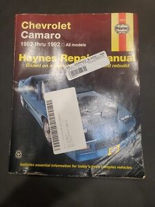 Haynes Repair Manual Chevrolet Camaro, 1982-1992 All Models (24016)