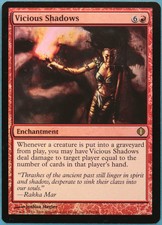 Vicious Shadows FOIL Shards of Alara NM Red Rare MTG CARD (ID# 225126) ABUGames