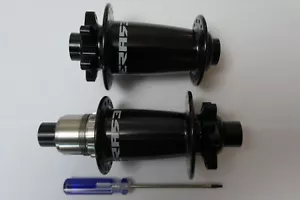 ERASE lightweight 32h/32h Boost MTB XC race hubs. Handmade in Belgium - Picture 1 of 5