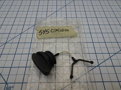 Husqvarna 545070801 Fuel Gas Oil Cap with Tether OEM NOS - Image 1 of 4