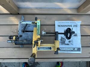 Powermatic Tenoning Jig - 6284600 w/ Original Manual ~ Very Nice - Power Saw