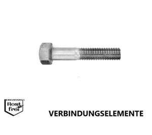 Sechskantschrauben mit Teilgewinde DIN 931 EDELSTAHL A2 M5 - M12 - Bild 1 von 1