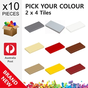 10x Genuine LEGO™ - 2 x 4 Tiles - 87079 38879 71150 New Tile Parts - Picture 1 of 36