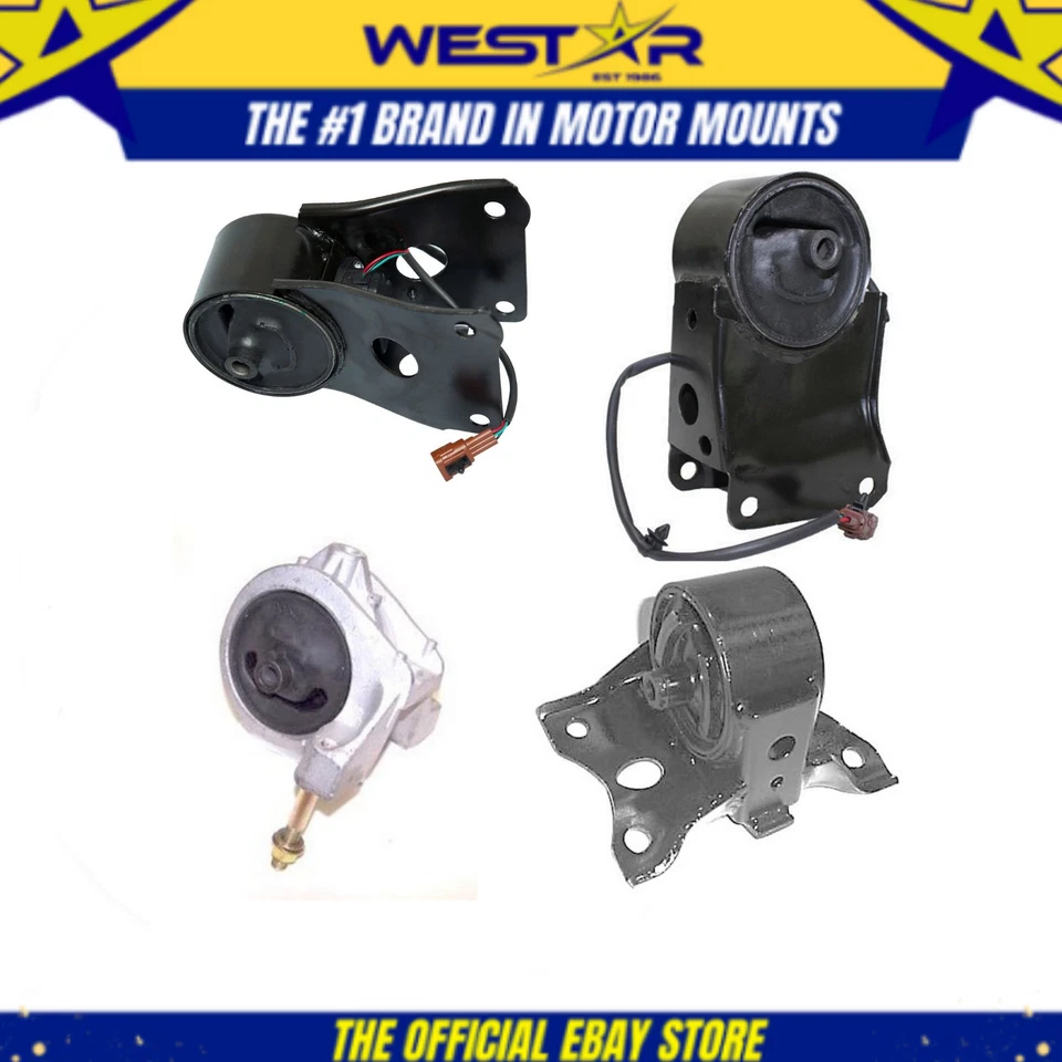 Juego de montaje de motor y transmisión 4 piezas para Infiniti I30 / 02-04 I35 2000-2001 con sensor Foto 1 de 3