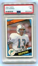 1984 Topps DAN MARINO PSA 7 #123 Rookie Card HOF Miami Dolphins NM