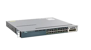 Cisco - WS-C3560X-24P-L Catalyst 24 10/100/1000 Ethernet PoE+ port LAN Base Swit - Picture 1 of 1