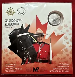 Moneda de 5 dólares Canadá 2020 - plata .9999 - celebrando 100 años RCMP - KM#2970 - Imagen 1 de 6