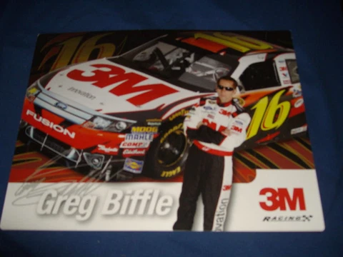 2010 GREG BIFFLE #16 3M NASCAR POSTCARD Cover