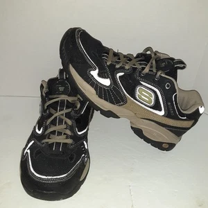 SKECHERS Lifestyle Mens Size 8 Wide Black Casual Active Shoes 50650 - Picture 1 of 12