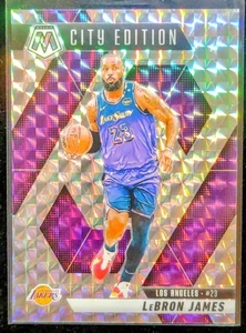 LeBron James Silver Prizm City Edition 2024-25 Panini Mosaic Basketball #286 - Picture 1 of 2