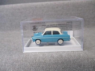 Brekina 1:87 27705 Modellauto DAF 600m blau/weiß in OVP BR5 - Bild 1 von 2