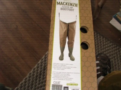 Hodgman 1337574 Mackhbc10 Mackenzie Nylon Cleated Hip Boot Size 10-NEW IN BOX - Image 1 of 4